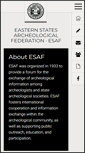 Mobile Screenshot of esaf-archeology.org