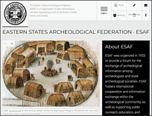 Tablet Screenshot of esaf-archeology.org